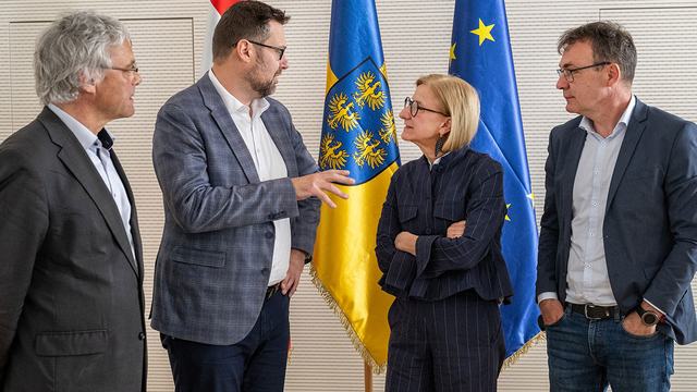 Hainburg: Arbeitstreffen mit Landeshauptfrau Johanna Mikl-Leitner